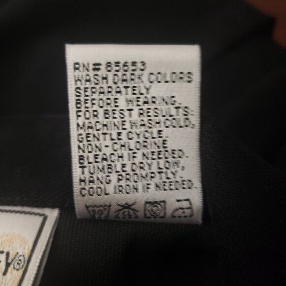 Napa Valley Jacket XL Black Floral Embroidered Beaded Full Zip - Picture 9 of 10